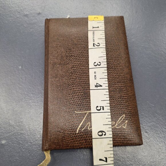 Travel Diary C.R. Gibson Brown Tan Vintage *RARE* Made In The USA - Picture 11 of 12
